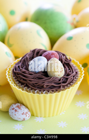 Ostern-cupcake Stockfoto