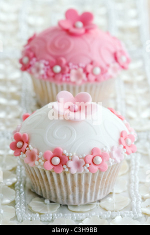 Hochzeit cupcakes Stockfoto