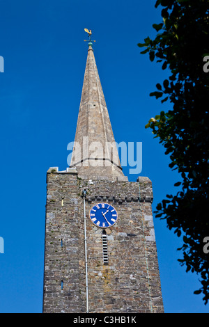 Kirche, Tenby, Pembrokeshire West Wales UK Stockfoto