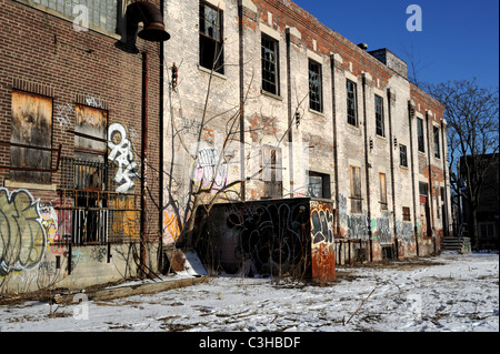 Verlassenen Fabrik in Toronto Stockfoto