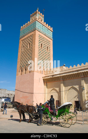 Kasbah Moschee außen Medina der ummauerten Altstadt Marrakesch zentralen Marokko Afrika Stockfoto