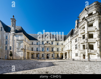 Gaston d ' Orléans und Francois ich Flügel, Chateau de Blois, Loiretal, Frankreich Stockfoto