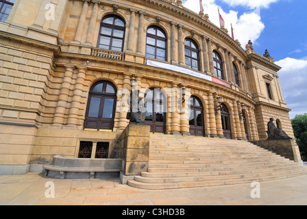 Das Rudolfinum, ein Musik-Auditorium in Prag, Tschechische Trial. Stockfoto