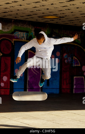 Southbank Skate Park Skateboarder Stockfoto