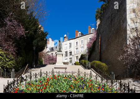 Zentrum der alten Stadt, Blois, Val de Loire, Touraine, Frankreich Stockfoto