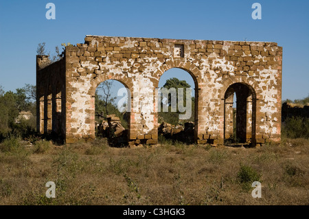 Markt auf dem Stadtplatz in Guerrero Viejo, Tamaulipas, Mexiko Stockfoto