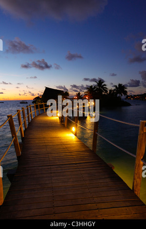 Likuliku Lagoon Resort, Malolo Island Mamanucas, Fidschi Stockfoto