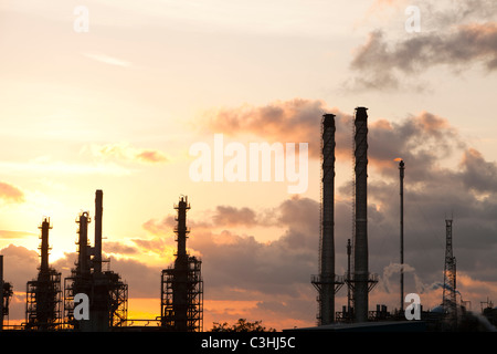 Eine petrochemische Anlage bei Seal Sands auf Teeside, UK. Stockfoto