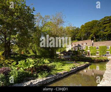 Swan Hotel, Bibury Dorf, Cotswolds, England, UK Stockfoto