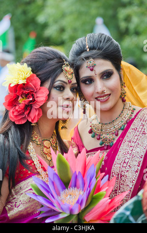 Bashakhi Mahlzeit Banglatown 2011, London, UK Stockfoto