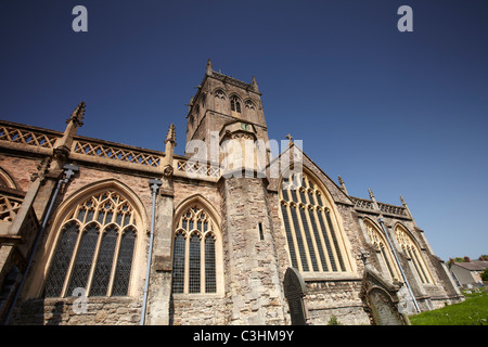 Die Kirche des St. Johannes des Täufers, Axbridge, Somerset, England Stockfoto