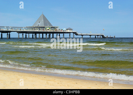 Heringsdorf Seebrücke - Heringsdorf Pier 16 Stockfoto