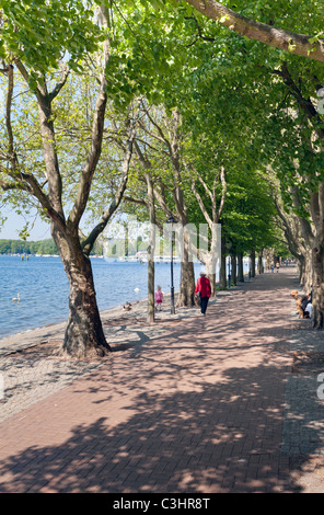 Greenwich-Promenade, Alt Tegel, Reinickendorf, Berlin, Deutschland Stockfoto