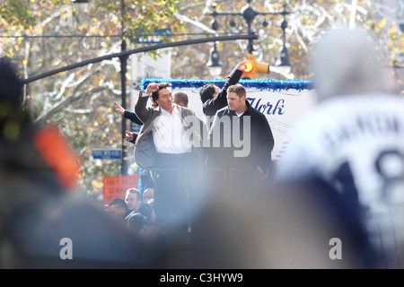 Hideki Matsui der New York Yankees 2009 World Series Siegesparade New York City, USA - 06.11.09 Stockfoto