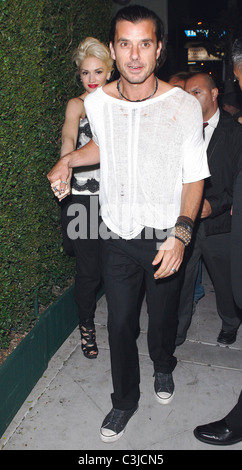 Gwen Stefani und Gavin Rossdale besuchen MOCA 30. Jubiläums-Gala after-Party am Sunset Blvd Los Angeles, Kalifornien - 14.11.09 Stockfoto