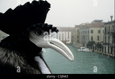 Karneval Kostüm Masken, Venedig Italien Stockfoto