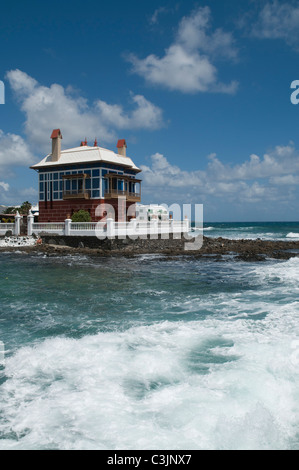 dh ARRIETA LANZAROTE Lanzarote Küste Luxus-Haus Stockfoto