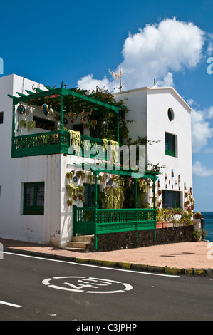 dh PUNTA DE MUJERES LANZAROTE Haus kanarische Inseln Stockfoto