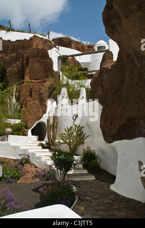 dh Lagomar House Museum NAZARET LANZAROTE Museum der Casa Sharif Omar Sharifs Hausgarten Stockfoto