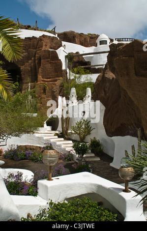 dh Lagomar House Museum NAZARET LANZAROTE Museum der Casa Sharif Omar Sharifs Hausgarten Stockfoto