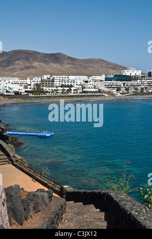 dh Playa del Afe PLAYA BLANCA LANZAROTE Bay Hotels und Apartments Holiday resort Stockfoto