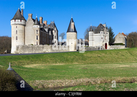 Das Chateau de Montpoupon, in der Nähe von Montrichard, Indre et Loire, Touraine, Frankreich Stockfoto