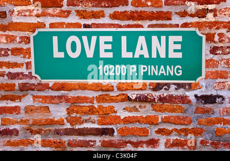 Liebe Lane, Georgetown, Penang Stockfoto