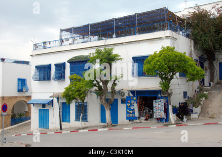 Sidi Bou Said (weiß-blaue Stadt) Stockfoto