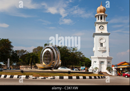 Queen Victoria Memorial Tower, Georgetown, Penang Stockfoto