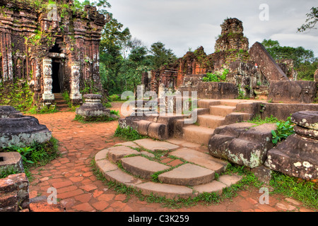 Mein Sohn Champa Ruinen, Zentral-Vietnam Stockfoto