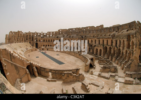 Amphitheater von El Jem Stockfoto