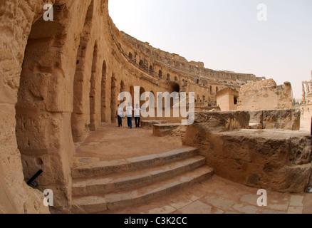 Amphitheater von El Jem Stockfoto