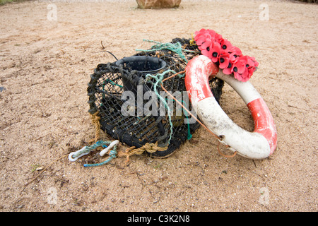 RNLI-Denkmal an die national Memorial Arboretum Stockfoto