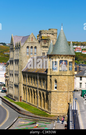 Old College, Aberystwyth University, Aberystwyth, Ceredigion, Wales, UK Stockfoto