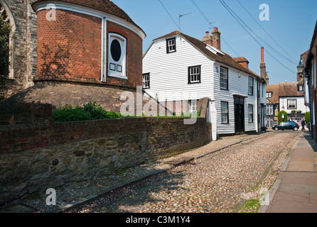 Kirchplatz Roggen East Sussex England Stockfoto