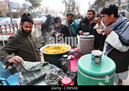 Alltag auf dem Markt in Kunduz Stockfoto