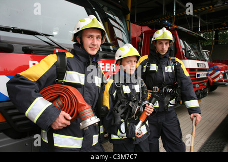 Juvenile Feuerwehr in Holland Stockfoto