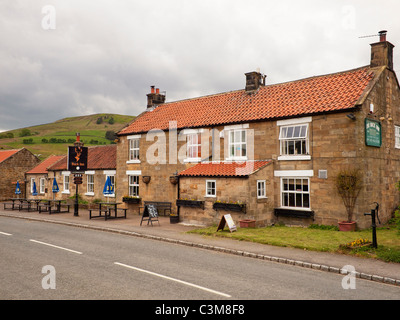 Das Buck Inn in das Dorf Chop Tor in den Hambleton Hügeln im North Yorkshire Moors Nationalpark Englands Stockfoto