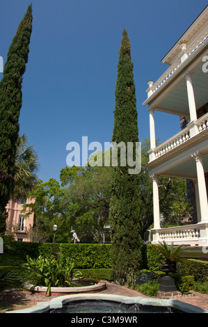 Charleston, South Carolina. Historic Calhoun Mansion Straße 16 Meetings ca. 1876, Italianate-Stil. Stockfoto