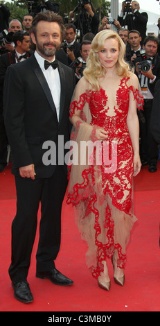 MICHAEL SHEEN & RACHEL MCADAMS MIDNIGHT IN PARIS PREMIERE PREMIERE CANNES FILM FESTIVAL 2011 PALAIS DES FESTIVAL CANNES Stockfoto