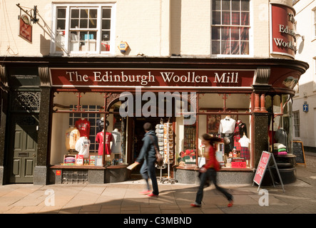 Edinburgh Woollen Mühle Shop, Sidney St, Cambridge UK Stockfoto