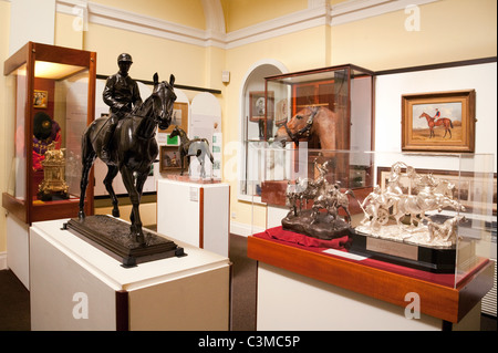 Im Inneren des National Horseracing Museums, Newmarket Suffolk Stockfoto