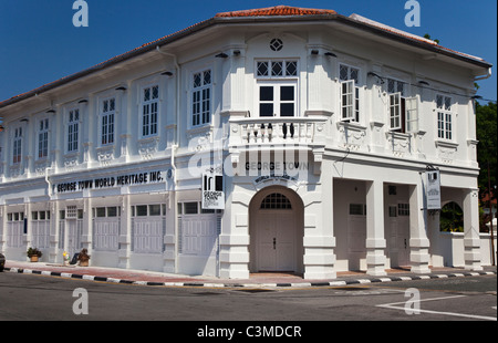 Georgetown World Heritage Building, Penang Stockfoto