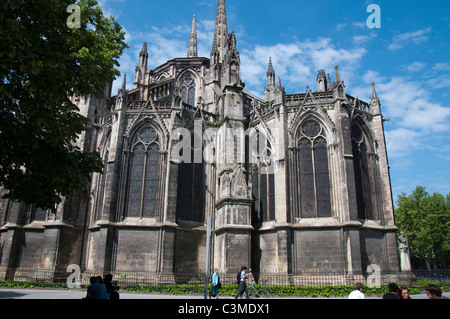 Die Kathedrale Saint-Andre in der Stadt Bordeaux, Frankreich-Europa-EU Stockfoto