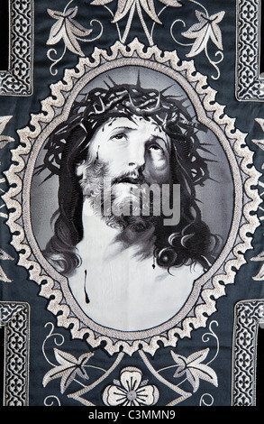 Uniform - Details von Jesus Christus Stockfoto