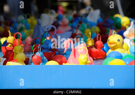 Stock Foto von einem Haken eine Ente Stand auf einer Messe. Stockfoto