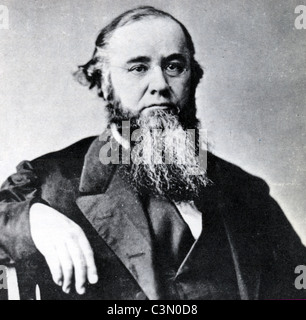 EDWIN McMASTERS STANTON (1814-1869), US-amerikanischer Jurist, der US-Kriegsminister unter Lincoln während des amerikanischen Bürgerkriegs war Stockfoto