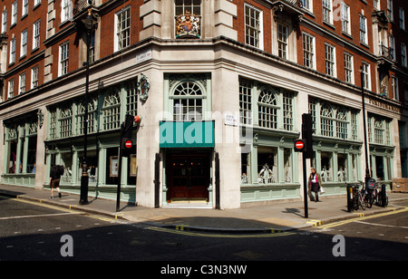 Fortnum and Mason in London zu speichern. Jermyn Street Eingang Stockfoto