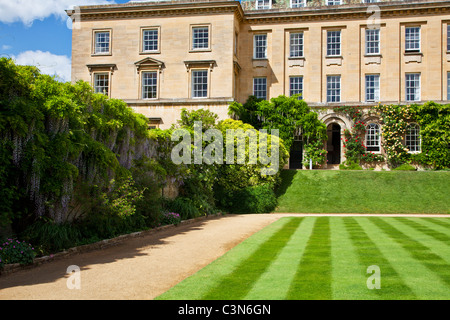 Die wichtigsten Quad von Worcester College, Universität Oxford, Oxfordshire, England, UK, Großbritannien Stockfoto