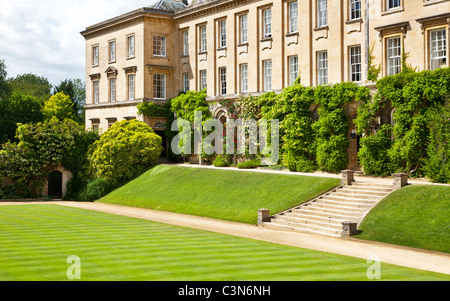 Die wichtigsten Quad von Worcester College, Universität Oxford, Oxfordshire, England, UK, Großbritannien Stockfoto